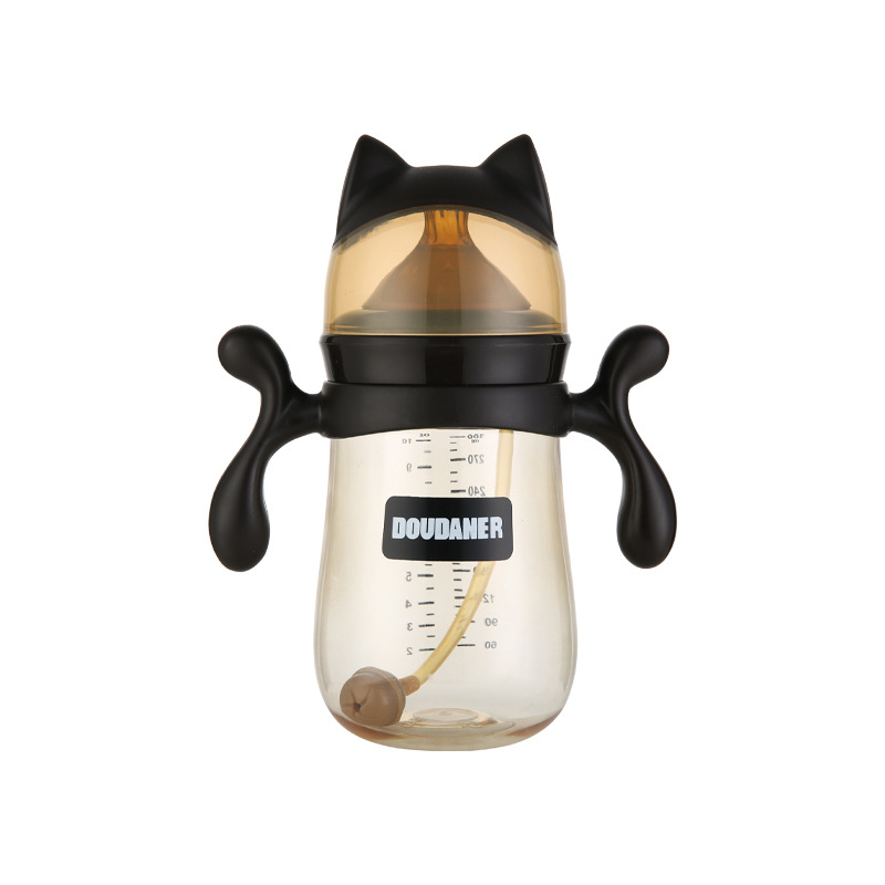 贝亲奶瓶/婴儿用品/奶瓶/夜光奶瓶/母婴用品宝宝白底实物图