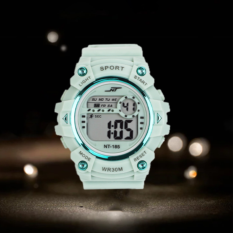 新款电子手表 多功能可夜光学生运动休闲手表电子表工厂批发详情图4