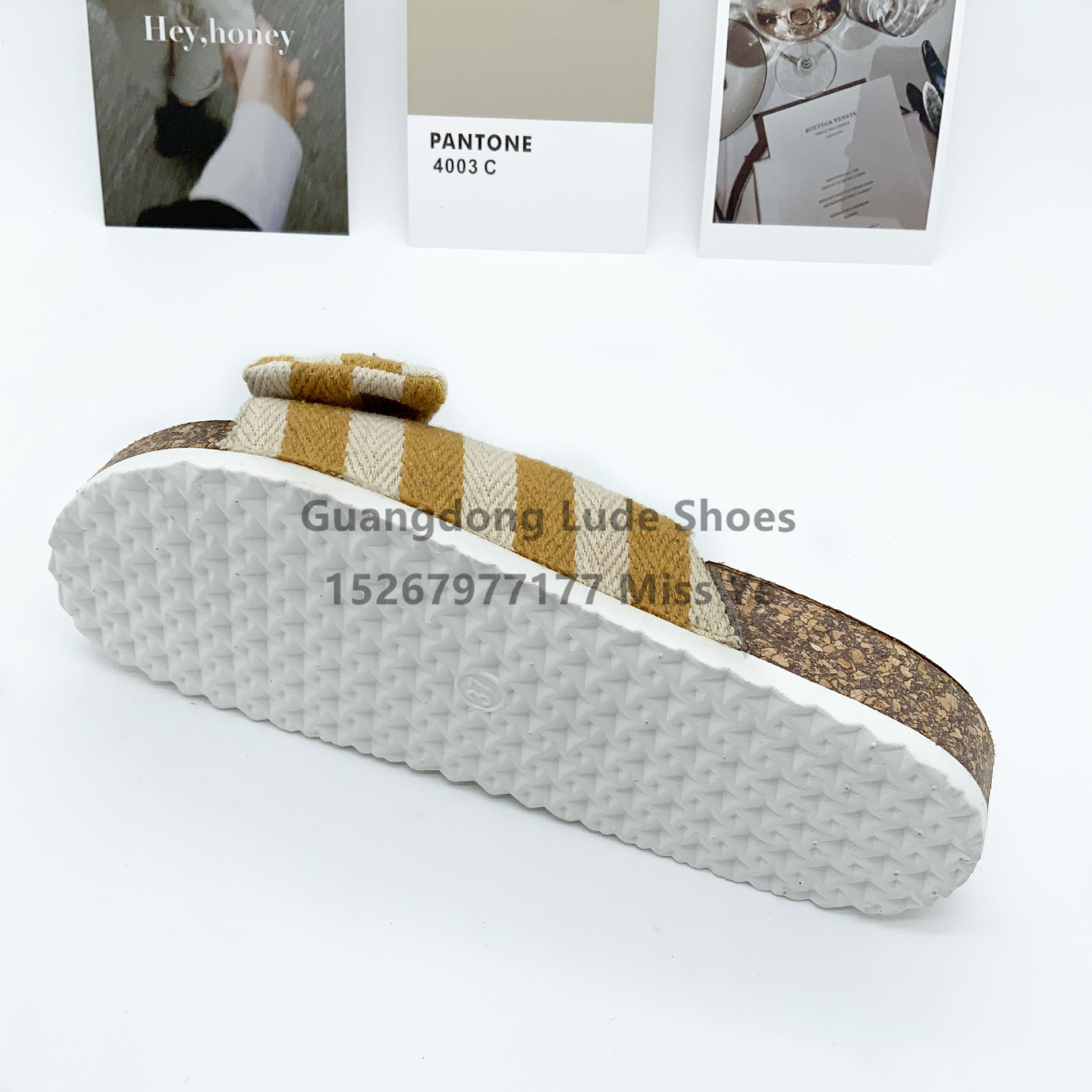 Summer New Platform Slippers Women Wear Craft Shoes Guangzhou Women's Shoes Casual With Striped Bow Slippers Women Application Scenario
