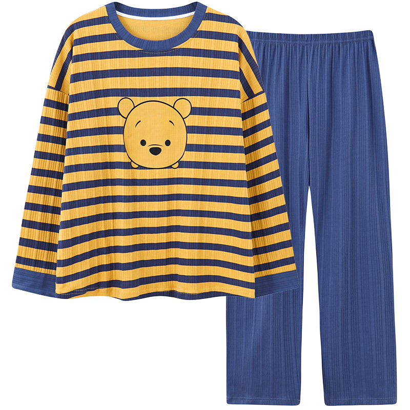 New autumn and winter 2022 pajamas for women, long-sleeved shirts, long pants, pullover, thin spring and autumn student home wear sets for women Item Picture
