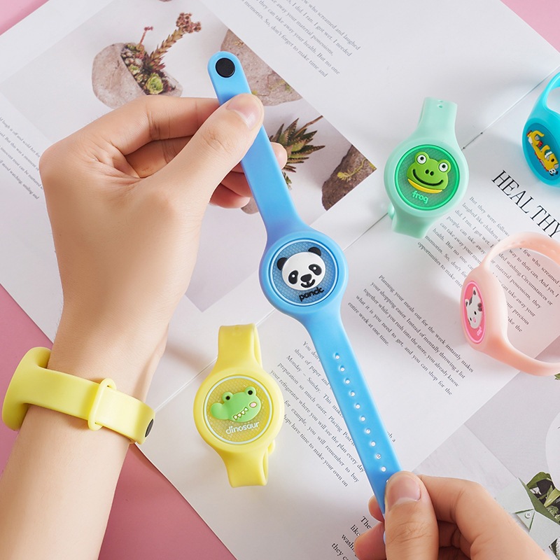 Mosquito Repellent Bracelet Children's Toys With Lights Summer Mosquito Repellent Bracelet Luminous Rotation Repellent Watch Manufacturers Wholesale details Picture
