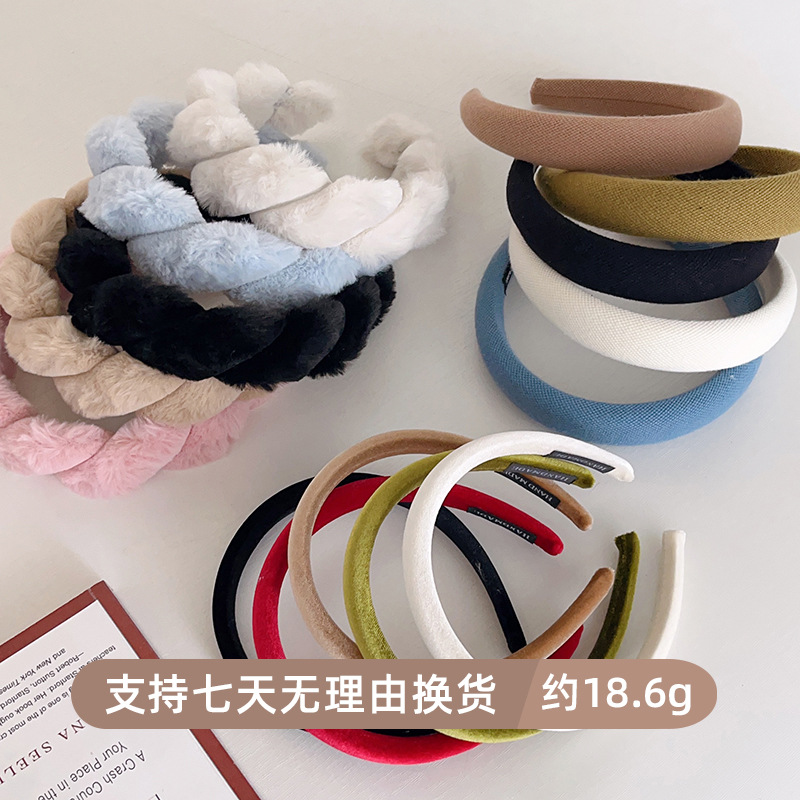 发箍/圣诞发箍/头箍/发光发箍/毛绒卡通发箍细节图