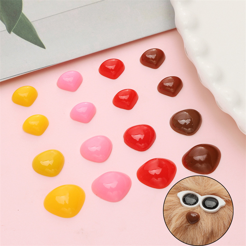亚克力动物眼睛平底珠diy手工编织玩偶制作发夹材料包发饰品配件详情图3