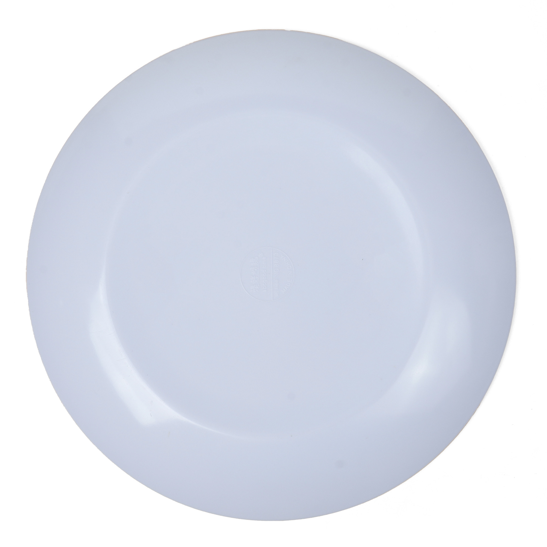 Foreign trade shallow plate round Western steak plate, restaurant commercial, hotel and restaurant melamine bone plate, tableware processing logo Application Scenario