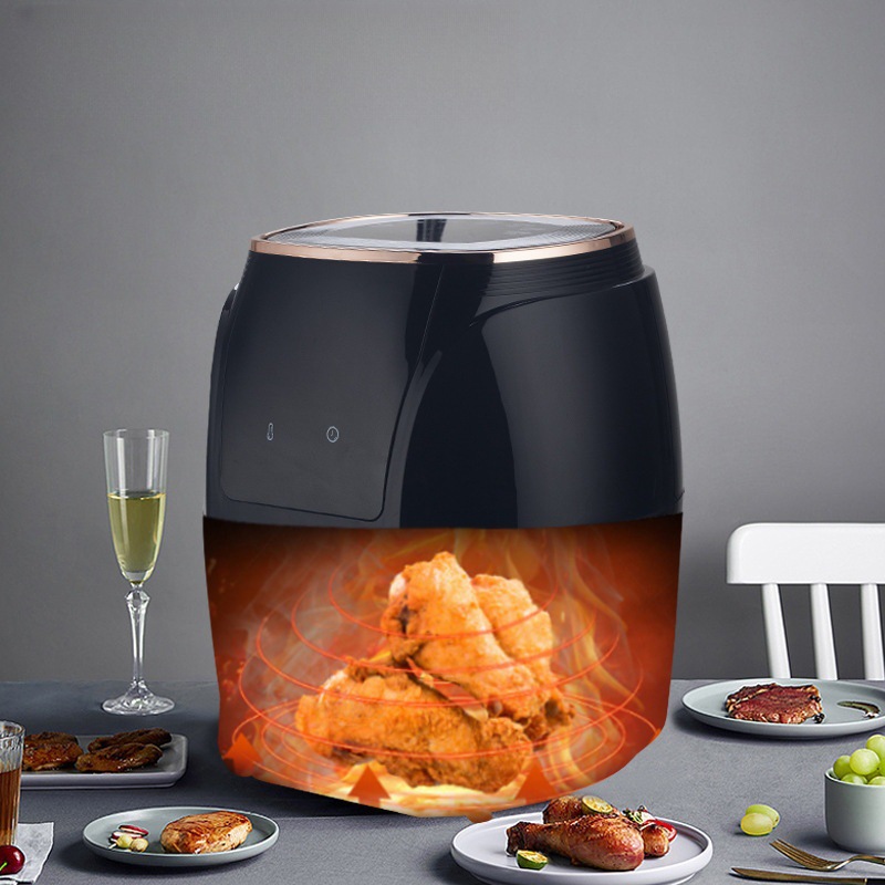 Air fryer, 110V cross-border delivery, household 5L electric fryer, French fries, chicken wings frying machine details Picture
