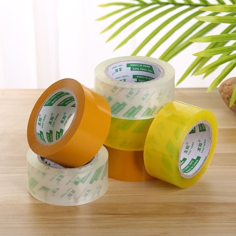 Wholesale of 4.5cm transparent tape and high-viscosity sealing and packing tape in stock from the manufacturer Specification image