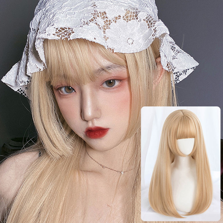 New product on the market! The same style wig as Internet celebrities, with real human hair, supernatural! You will definitely regret not buying it! Limited-time flash sale and get a surprise gift! details Picture