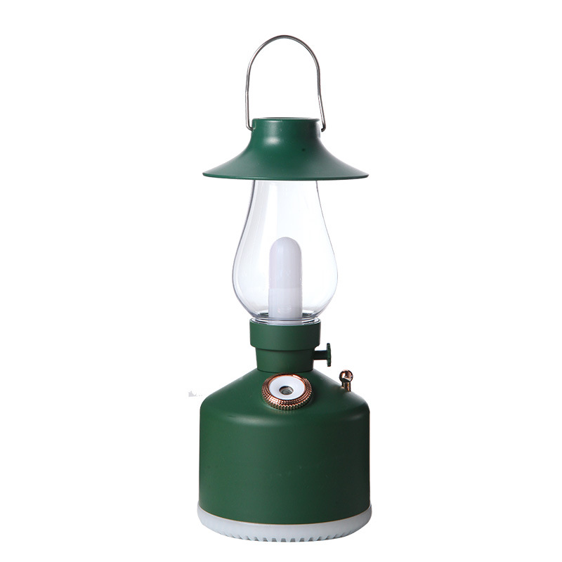 Quanta Wei New Retro Camping Lamp Humidifier Bedroom Mini Portable Home Desktop Water Fog Amount Item Picture