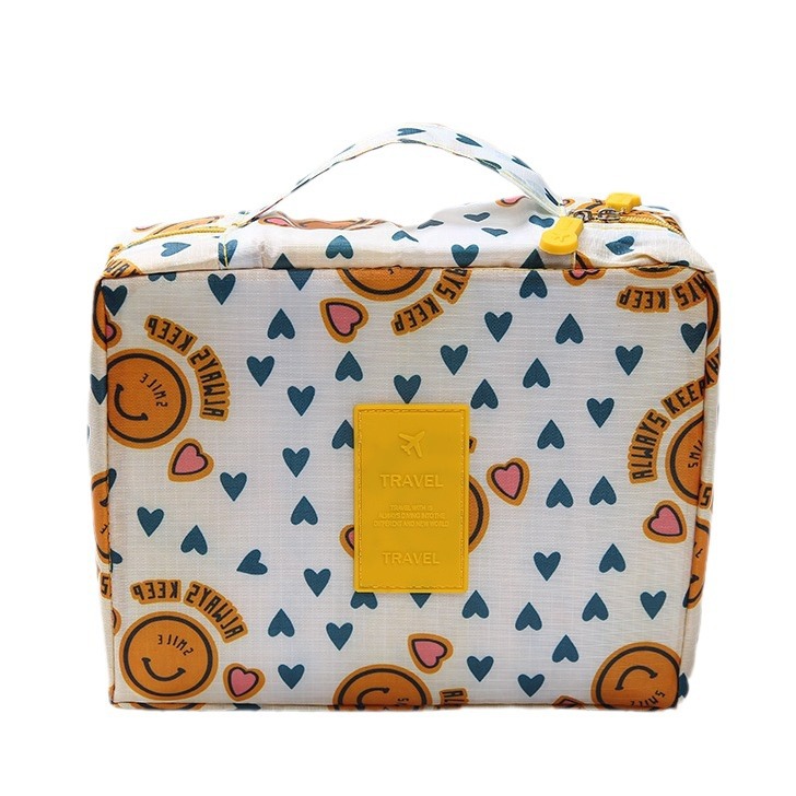 Korean-style square bags, cosmetic bags, travel storage bags, men's and women's storage and toiletry bags, LOGO manufacturer supply Item Picture