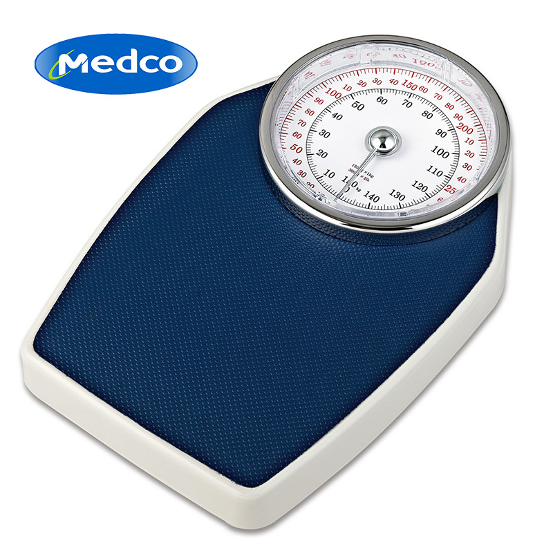 Cross-border exclusive pointer-type mechanical spring body scale, 160-kilogram health scale, anti-slip weighing scale, physical examination scale