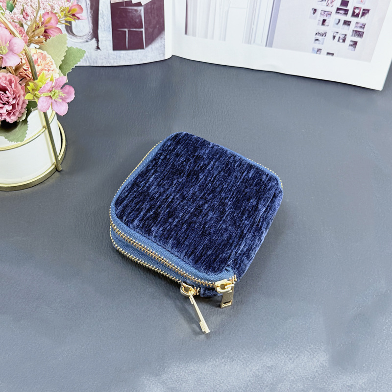 Venta directa de fábrica portátil de seis capas borla joyería bolsa de almacenamiento cristal perla mano cadena viaje bolsa de joyería en stock al por mayor pic 27