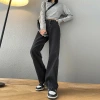 2025 Spring and Autumn new style jeans, women's wide-leg pants, high-waisted straight-leg pants, slimming and fashionable Korean version wholesale in Xintang Specification image