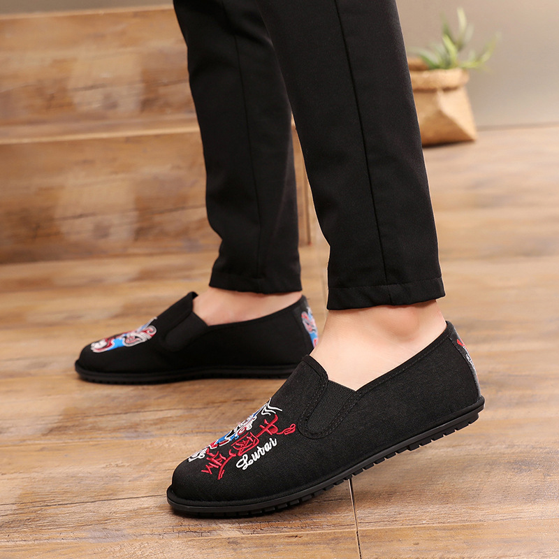 布鞋/老北京布鞋/莆田鞋/牛皮鞋男士夏季潮流/LOWA作战军靴细节图