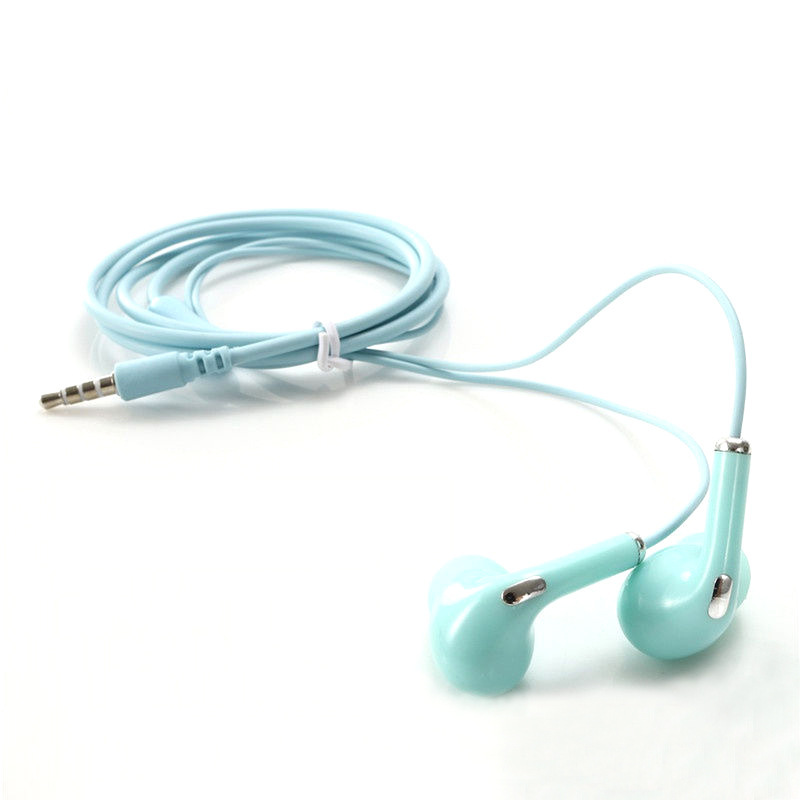 The Macaron 3rd Generation wired mobile phone headphones U38 are compatible with Apple's universal 3.5mm interface for music line control Item Picture
