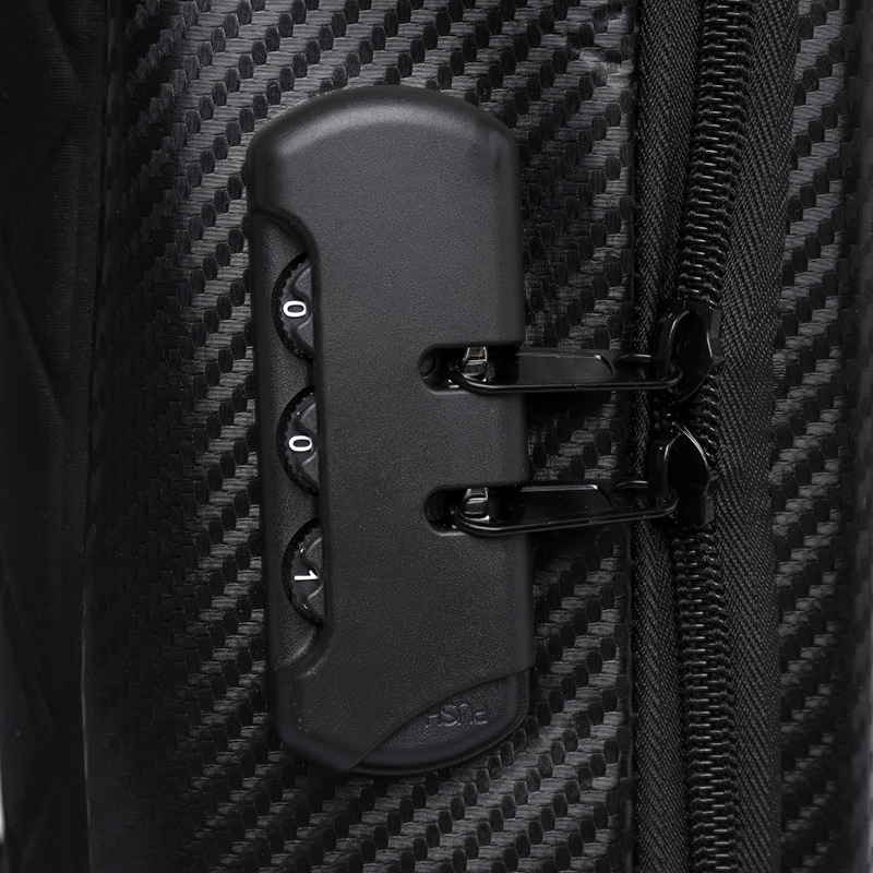New men's chest bag, high-end carbon fiber motorcycle bag, high-end feel, large-capacity backpack, hard-shell single-shoulder bag, cycling Application Scenario