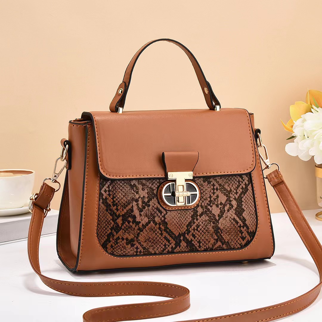 حقائب اليد التي تحتوي على ثعابين أنثوية ذات حقائب سفر شتوية جديدة Specification image