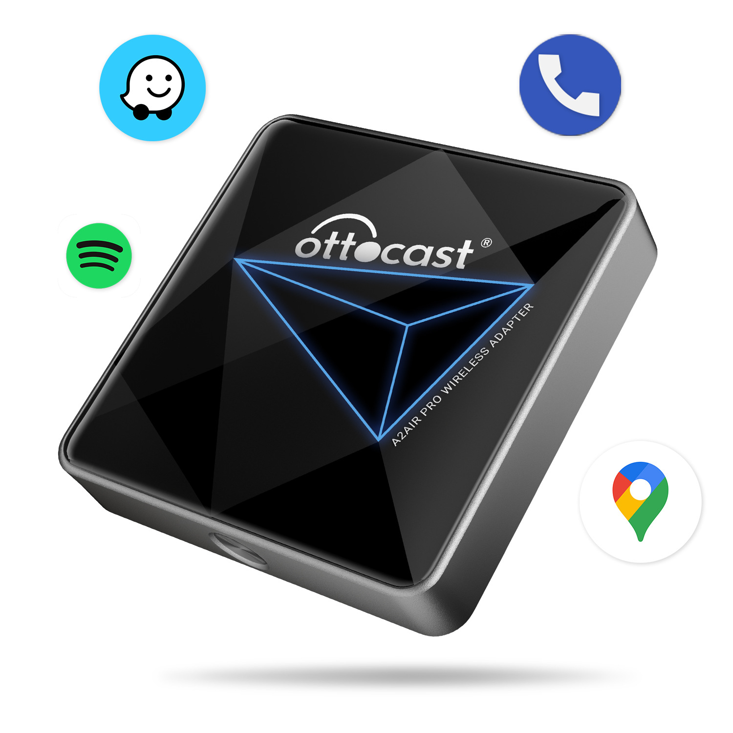 Cross-border in-stock AA82 Wireless carplay Box, Wired to wireless Android auto Android car Machine box details Picture