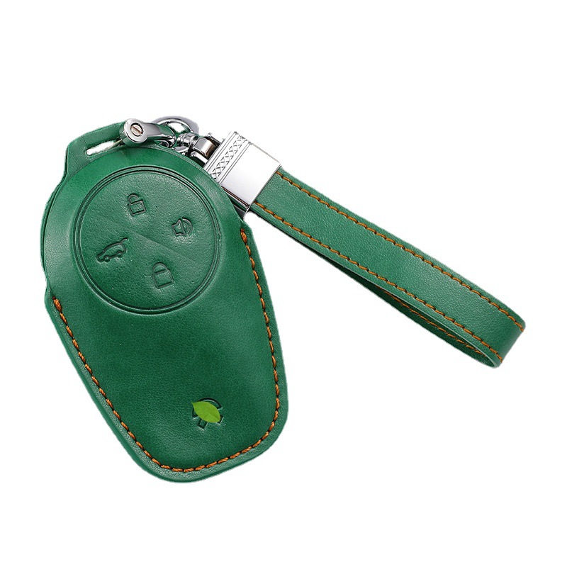 适用于蔚来ES8 ES6 EP9汽车钥匙套 超纤钥匙包 手工制作钥匙壳详情图5