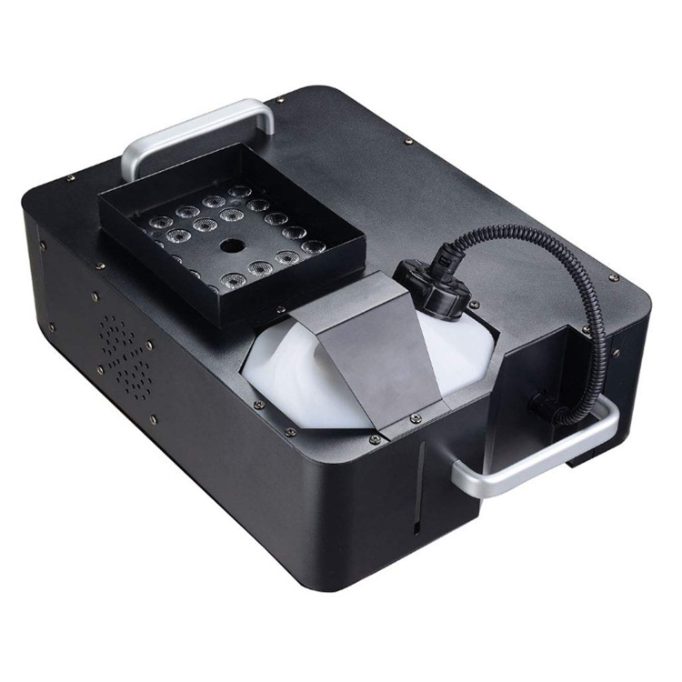 24 Lights On The Smoke Machine Multi-Angle Color Adjustable Party Wedding Powerful Smoke Machine Stage Smoke Machine Item Picture