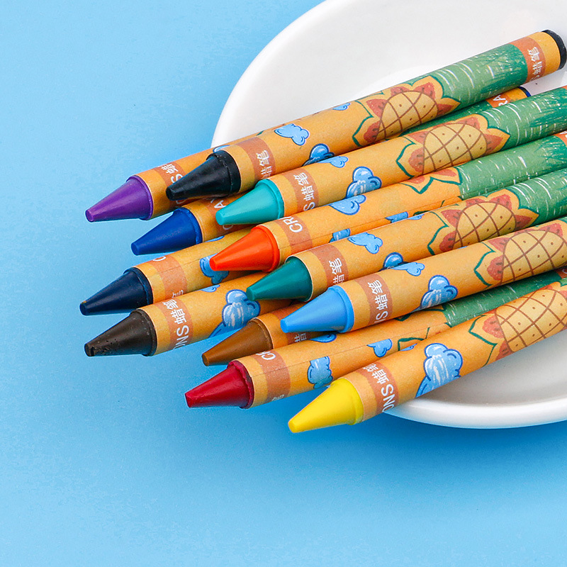 Children's baby kindergarten oil pastels, 12-color plastering oil pastels, crayons, box set, doodling, colorful sticks, drawing pens Application Scenario