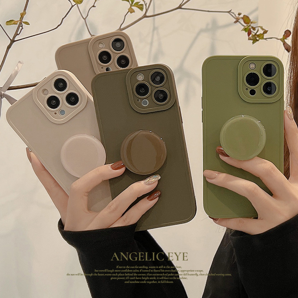 Chinese New Year is not closed Advanced light color iPhone14 Apple phone case 14promax stand 13 Morandi 11 full figure