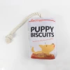 New pet cotton rope toy, dog vocal food, biscuits, teeth grinding, teeth cleaning, durable and boring toy Specification image