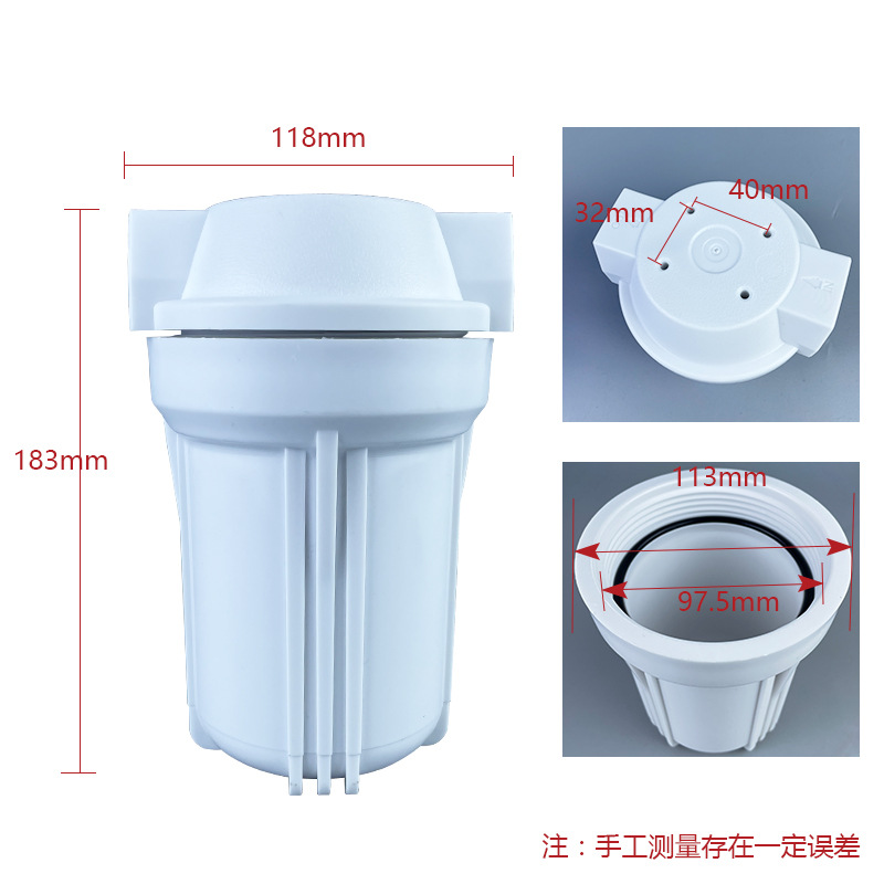 Accesorios purificador de agua botella de filtro blanco de 5 pulgadas máquina de agua pura botella de filtro frontal 2 puntos 4 puntos 6 botellas de filtro de grado alimenticio botella de filtro de grado alimenticio Application Scenario