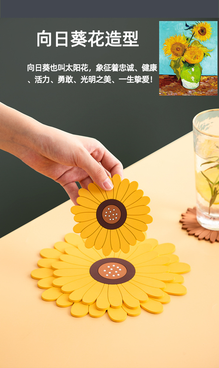 High-end heat insulation pads for dining tables, cute Japanese placemats, pvc coasters, heat-resistant pads, table MATS, bowl MATS, pot MATS, plate MATS pic 18