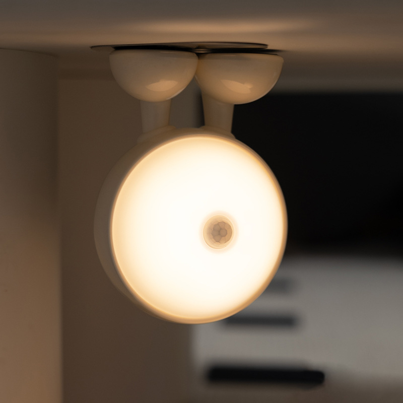 Big Eye Boy human body sensing Advanced night light, soft light for eye protection, magnetic suction wardrobe, under the bed, entrance hall, bedside night light Application Scenario