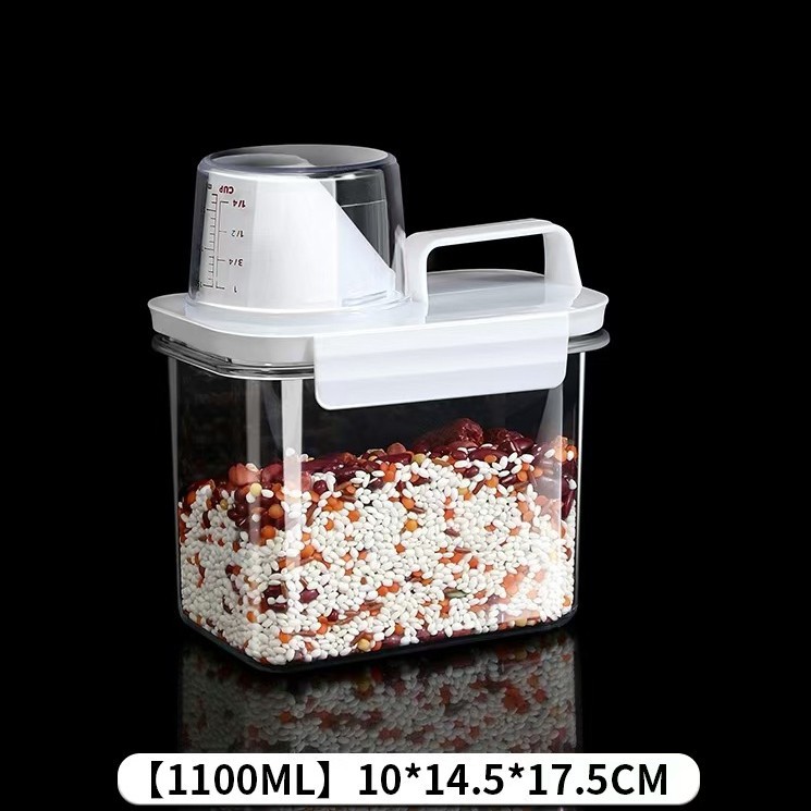 A variety of styles and capacities of household rice buckets, large-capacity wholesale, insect-proof and moisture-proof sealed tanks, storage boxes, grains, beans, five Item Picture