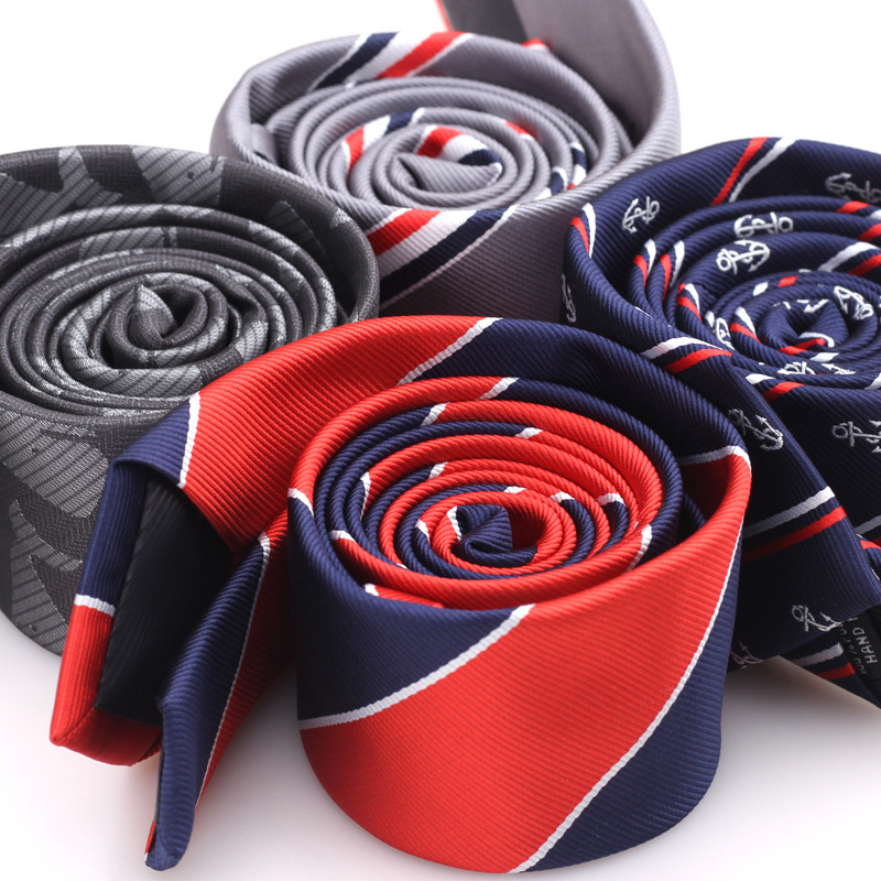 Men's Business Accessories Manufacturers Wholesale Tie Men's Korean New Fashion Accessories Polyester 6 Cm Tie Application Scenario