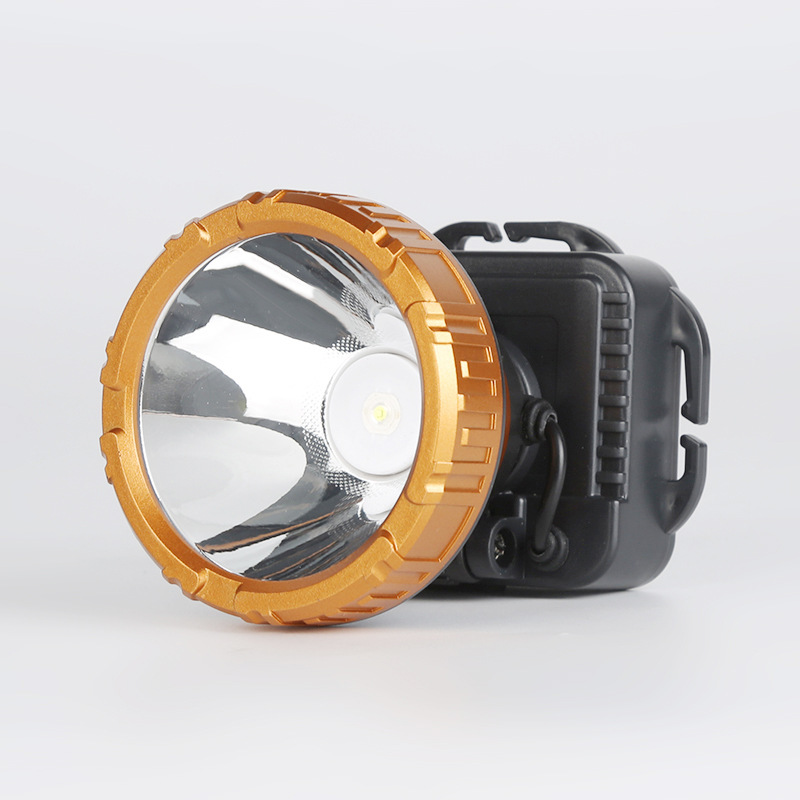 The manufacturer supplies lithium battery LED strong headlamps, outdoor head-mounted lithium battery headlamps, and waterproof fishing headlamps details Picture