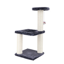 Manufacturers spot new three-column three-layer sisal cat climbing frame grinding claws since hi cat toy cat climbing frame wholesale