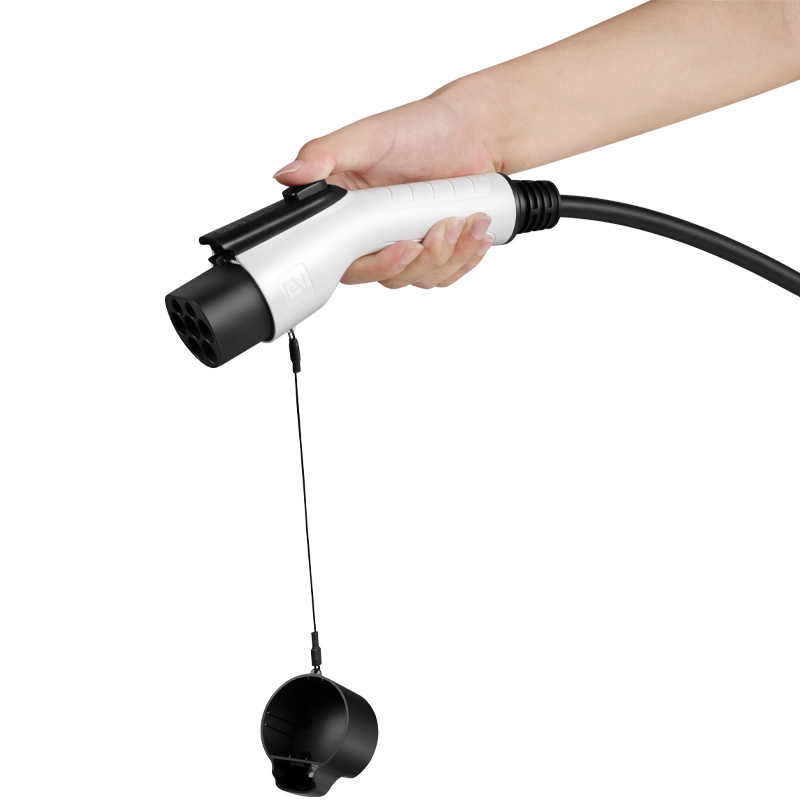 ev new energy electric vehicle charging gun, charging pile accessories, gun head wholesale, AC 16A, 3.5KW, 5-meter wire Item Picture