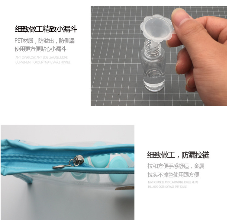Spray bottles, lotion bottles, cosmetics, travel portioning bottles Application Scenario