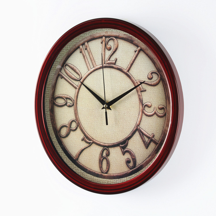 定制美式复古简约挂钟 欧式复古齿轮钟表 家用客厅装饰创意时钟详情图2