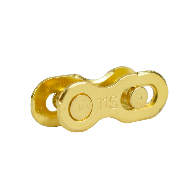 Mountain road bicycle chain buckle Magic buckle 8/9/10/11/12 quick-release buckle joint with golden dazzling color Item Picture