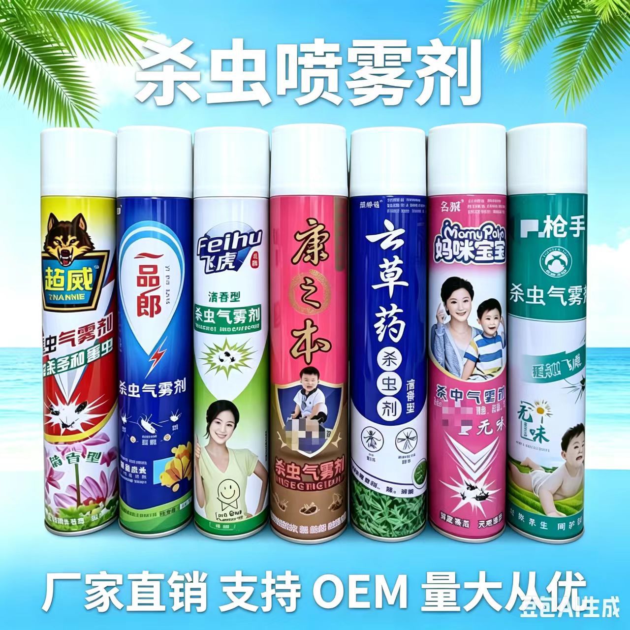 厂家批发杀虫剂750ml室内剂防蚊杀虫水 微毒