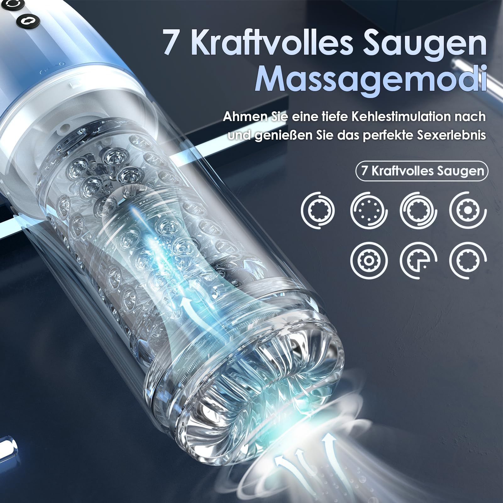 Men's electric masturbation cups with suction mode and rotation mode household toys Application Scenario