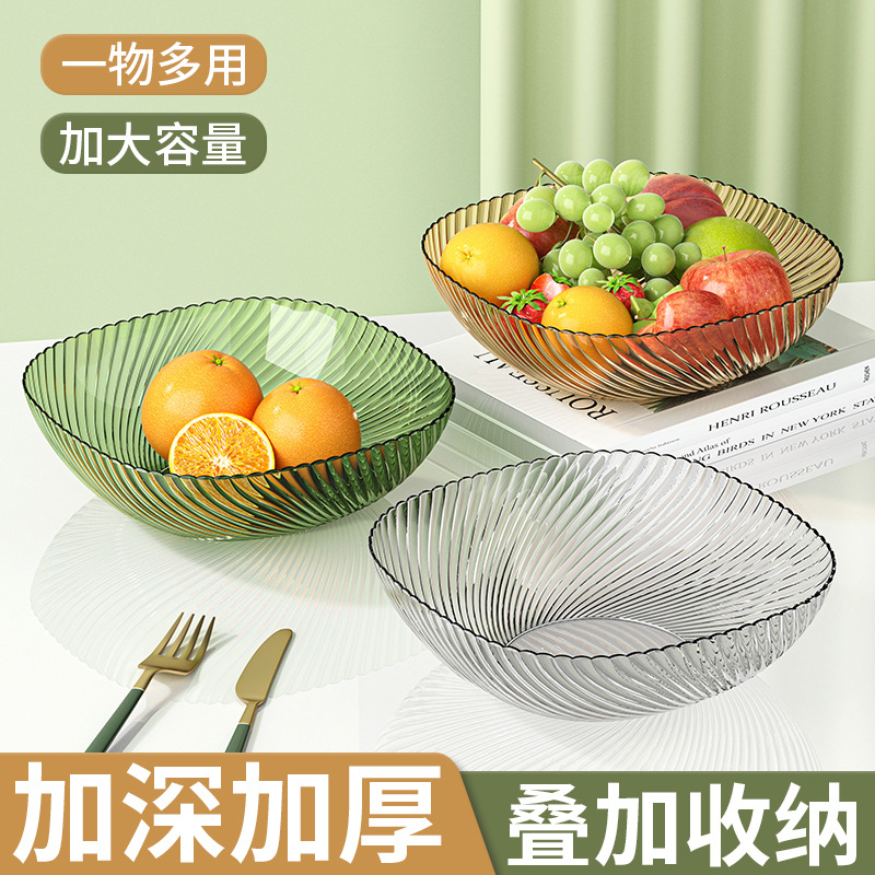 Huapinhui New Light Luxury Fruit Plate Snack Candy Pet Fruit Plate High Appearance Level Plate Manufacturers Wholesale Dessert Plate details Picture