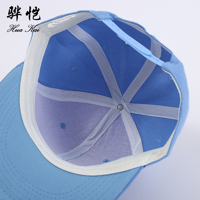 Korean Version Of Multiple Mesh Breathable Flat Tongue Baseball Cap With Dome Solid Color Sun Hat Outdoor Fashion Visor Hip Hop Hat Item Picture
