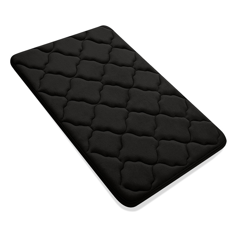 Junxi bathroom anti-slip mat, thickened slow-rebound sponge mat, bathroom door memory foam floor mat, absorbent mat Item Picture