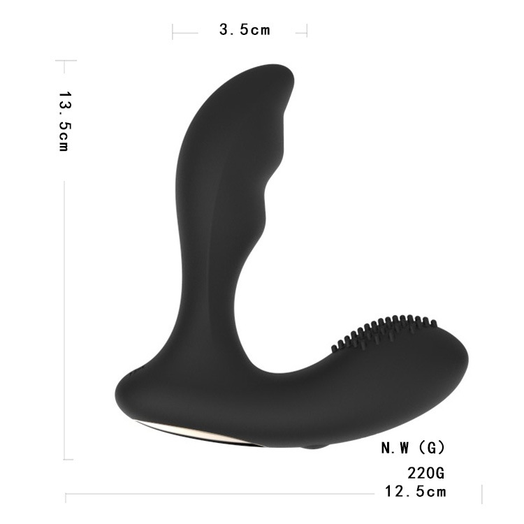 Vestibular Anal Plug Wireless Remote Control Prostate Massager Rotating Vibration Husband And Wife Vestibular Masturbation Device Item Picture