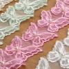 New product: 3.5x4.8CM multi-color three-dimensional double-layer butterfly polyester water-soluble lace DIY accessory decorative lace Specification image