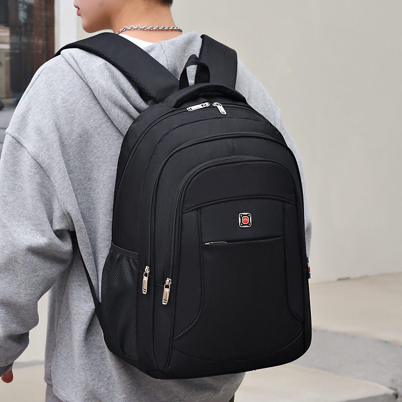 A versatile Oxford cloth student backpack for both men and women, a large-capacity business commuting computer bag for outdoor travel Application Scenario