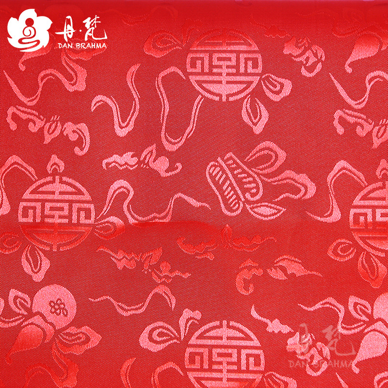 Tibet Tibetan fabric satin five-color fabric auspicious eight treasure color fabric handmade diy five colors Item Picture