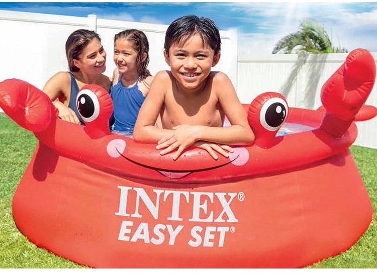intex 26100 Cross-border 6-foot crab Dish Pool Outdoor Family Swimming Pool Export dish Pool