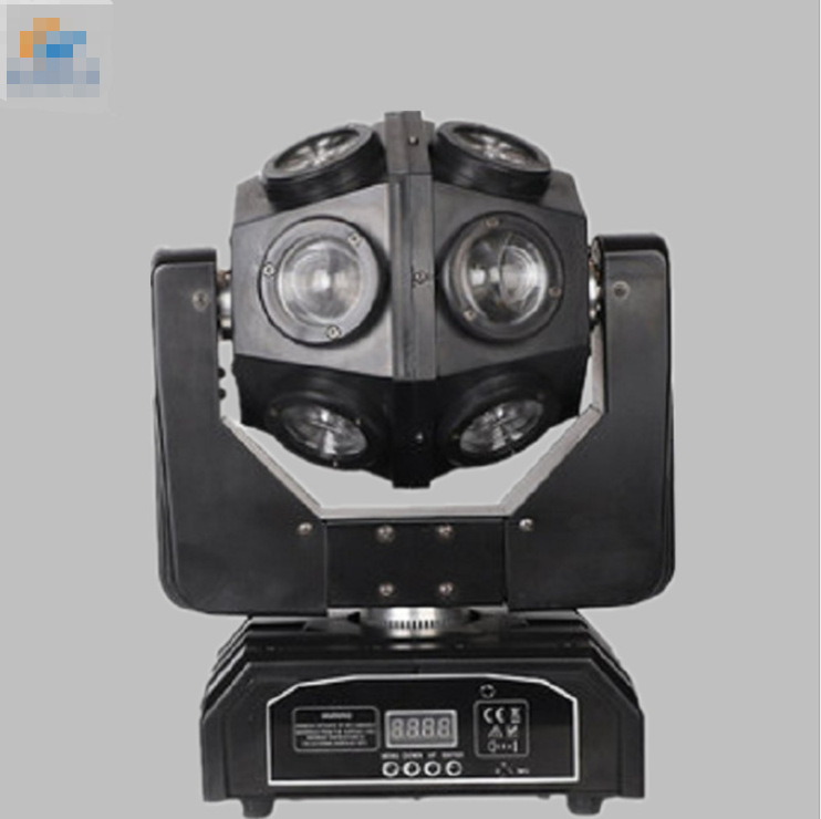 Double-head 12-beam, 16-beam beam, single-head moving head, private room ktv flash, stage lighting, rotating laser light details Picture
