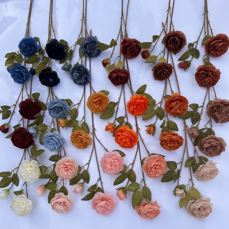 仿真花/拉菲草/针织花/pu花束/情人节产品图