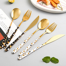 不锈钢新款创意新工艺牛排刀叉餐具套装 勺叉工厂批发勺子